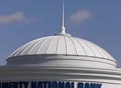 custom commercial aluminum dome spire bank 