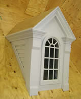 prefinished standard dormer with window