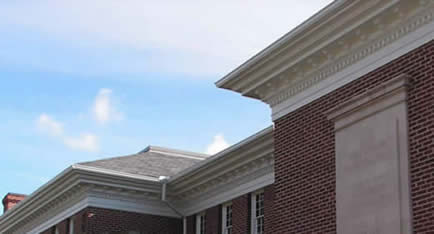 Toledo ohio exterior cornice line prefinished aluminum metal