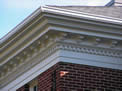 Standard exterior sheet metal  cornice line profiles