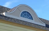 Great eyebrow roof dormer with window